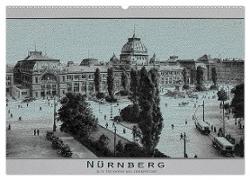 Nürnberg, alte Postkarten neu interpretiert (Wandkalender 2024 DIN A2 quer), CALVENDO Monatskalender