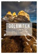 Dolomiten. Italien (Wandkalender 2024 DIN A2 hoch), CALVENDO Monatskalender