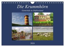 Die Krummhörn Gemeinde in Ostfriesland (Wandkalender 2024 DIN A4 quer), CALVENDO Monatskalender