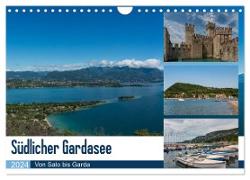 Südlicher Gardasee - Von Salo bis Garda (Wandkalender 2024 DIN A4 quer), CALVENDO Monatskalender
