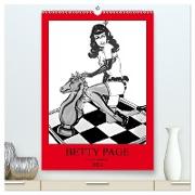 Betty Page - Quickies by SARA HORWATH (hochwertiger Premium Wandkalender 2024 DIN A2 hoch), Kunstdruck in Hochglanz