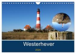 Westerhever (Wandkalender 2024 DIN A4 quer), CALVENDO Monatskalender