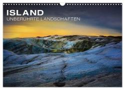 Island - Unberührte Landschaften (Wandkalender 2024 DIN A3 quer), CALVENDO Monatskalender