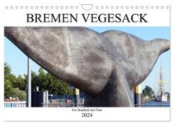 Bremen Vegesack - Ein Stadtteil mit Flair (Wandkalender 2024 DIN A4 quer), CALVENDO Monatskalender