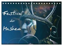 Festival der Masken (Tischkalender 2024 DIN A5 quer), CALVENDO Monatskalender