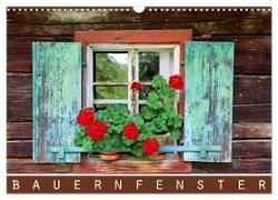 Bauernfenster (Wandkalender 2024 DIN A3 quer), CALVENDO Monatskalender