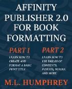 Affinity Publisher 2.0 for Book Formatting