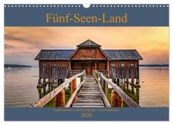 Fünf-Seen-Land (Wandkalender 2024 DIN A3 quer), CALVENDO Monatskalender