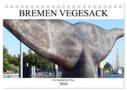 Bremen Vegesack - Ein Stadtteil mit Flair (Tischkalender 2024 DIN A5 quer), CALVENDO Monatskalender