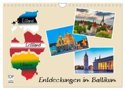 Entdeckungen im Baltikum (Wandkalender 2024 DIN A4 quer), CALVENDO Monatskalender