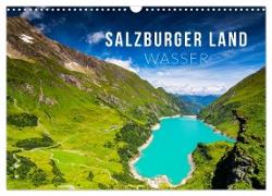 Salzburger Land. Wasser (Wandkalender 2024 DIN A3 quer), CALVENDO Monatskalender