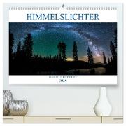 Himmelslichter - Mond und Sterne (hochwertiger Premium Wandkalender 2024 DIN A2 quer), Kunstdruck in Hochglanz