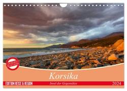 Korsika - Insel der Gegensätze (Wandkalender 2024 DIN A4 quer), CALVENDO Monatskalender