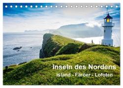 Inseln Des Nordens (Tischkalender 2024 DIN A5 quer), CALVENDO Monatskalender
