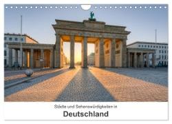Städte und Sehenswürdigkeiten in Deutschland (Wandkalender 2024 DIN A4 quer), CALVENDO Monatskalender