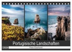 Portugisische Landschaften (Tischkalender 2024 DIN A5 quer), CALVENDO Monatskalender