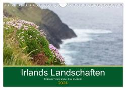 Irlands Landschaften (Wandkalender 2024 DIN A4 quer), CALVENDO Monatskalender