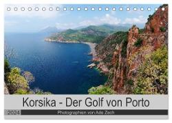 Korsika - Der Golf von Porto (Tischkalender 2024 DIN A5 quer), CALVENDO Monatskalender