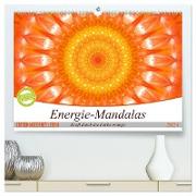 Energie - Mandalas in orange (hochwertiger Premium Wandkalender 2024 DIN A2 quer), Kunstdruck in Hochglanz