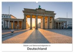 Städte und Sehenswürdigkeiten in Deutschland (Wandkalender 2024 DIN A2 quer), CALVENDO Monatskalender