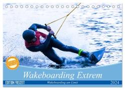 Wakeboarding Extrem (Tischkalender 2024 DIN A5 quer), CALVENDO Monatskalender