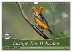 Lustige Tier-Hybriden (Wandkalender 2024 DIN A4 quer), CALVENDO Monatskalender