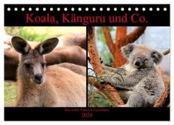 Koala, Känguru und Co. ¿ Das wilde Tierreich Australiens (Tischkalender 2024 DIN A5 quer), CALVENDO Monatskalender