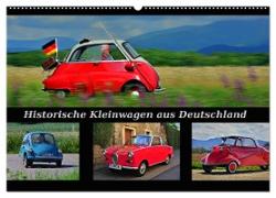 Historische Kleinwagen aus Deutschland (Wandkalender 2024 DIN A2 quer), CALVENDO Monatskalender