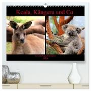 Koala, Känguru und Co. ¿ Das wilde Tierreich Australiens (hochwertiger Premium Wandkalender 2024 DIN A2 quer), Kunstdruck in Hochglanz