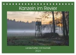 Kanzeln im Revier (Tischkalender 2024 DIN A5 quer), CALVENDO Monatskalender