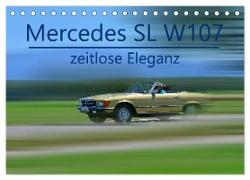 Mercedes SL W107 - zeitlose Eleganz (Tischkalender 2024 DIN A5 quer), CALVENDO Monatskalender