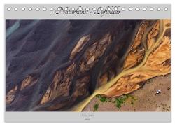 Naturkunst - Luftbilder (Tischkalender 2024 DIN A5 quer), CALVENDO Monatskalender