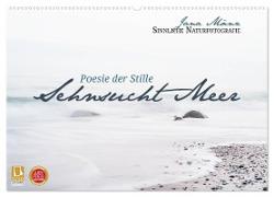 Sehnsucht Meer - Poesie der Stille (Wandkalender 2024 DIN A2 quer), CALVENDO Monatskalender