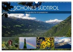 Schönes Südtirol (Wandkalender 2024 DIN A3 quer), CALVENDO Monatskalender