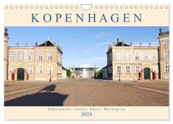 Kopenhagen. Dänemarks schöne bunte Metropole (Wandkalender 2024 DIN A4 quer), CALVENDO Monatskalender
