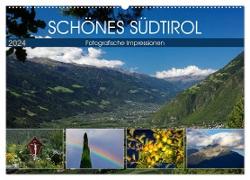 Schönes Südtirol (Wandkalender 2024 DIN A2 quer), CALVENDO Monatskalender