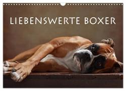 Liebenswerte Boxer (Wandkalender 2024 DIN A3 quer), CALVENDO Monatskalender