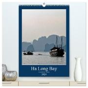 Ha Long Bay, Kreuzfahrt in Vietnam (hochwertiger Premium Wandkalender 2024 DIN A2 hoch), Kunstdruck in Hochglanz