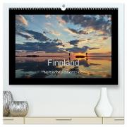Finnland - Nordische Farbenspiele (hochwertiger Premium Wandkalender 2024 DIN A2 quer), Kunstdruck in Hochglanz