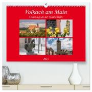 Volkach am Main (hochwertiger Premium Wandkalender 2024 DIN A2 quer), Kunstdruck in Hochglanz