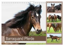 Barraquand Pferde - seltene Südfranzosen (Wandkalender 2024 DIN A4 quer), CALVENDO Monatskalender