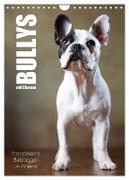 Bullys mit Charme - Französische Bulldoggen im Portrait (Wandkalender 2024 DIN A4 hoch), CALVENDO Monatskalender