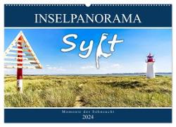 SYLT Inselpanorama (Wandkalender 2024 DIN A2 quer), CALVENDO Monatskalender