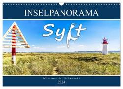 SYLT Inselpanorama (Wandkalender 2024 DIN A3 quer), CALVENDO Monatskalender