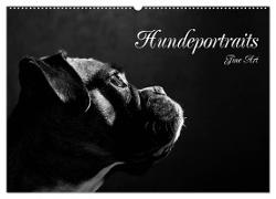 Hundeportraits Fine Art (Wandkalender 2024 DIN A2 quer), CALVENDO Monatskalender