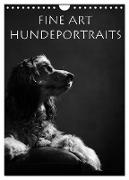 Fine Art Hundeportraits (Wandkalender 2024 DIN A4 hoch), CALVENDO Monatskalender
