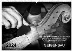 Geigenbau (Wandkalender 2024 DIN A2 quer), CALVENDO Monatskalender