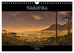 Südafrika - Von Steppe bis Ozean (Wandkalender 2024 DIN A4 quer), CALVENDO Monatskalender