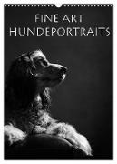 Fine Art Hundeportraits (Wandkalender 2024 DIN A3 hoch), CALVENDO Monatskalender