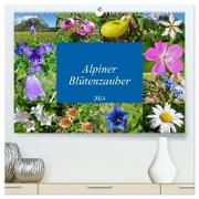 Alpiner Blütenzauber (hochwertiger Premium Wandkalender 2024 DIN A2 quer), Kunstdruck in Hochglanz